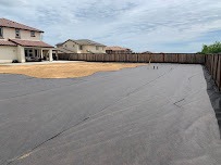 Large finished surface yard